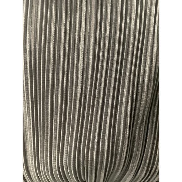 ZARA Green Striped Chiffon Blouse - Picture 4 of 4